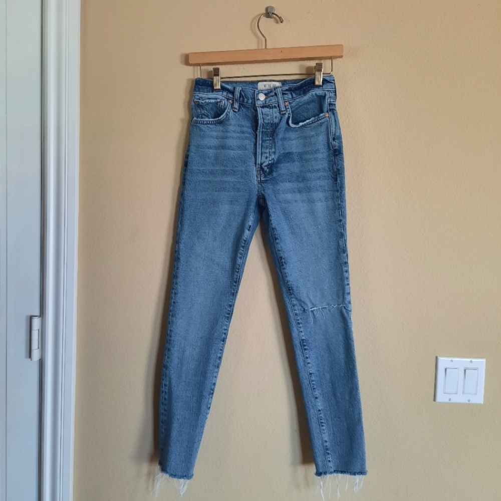 We The Free Cotton Skinny Jeans Free People Size 25